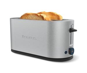 Taurus - Grille-pain Mytoast Duplo Legend | 1500 W | 2 fentes longues | 7 niveaux | Décongélation, réchauffage, arrêt