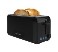 Taurus Grille-pain Mytoast Nero 1000W - 7 niveaux de brunissage, fente 26x3,8 cm - Noir