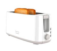 Taurus - Grille-pain Toastissimo | 1400 W | 2 Fentes Extra Longues | 7 Niveaux | Décongeler, Réchauffer, Annuler | Auto-centrage | Élévation Extra | Blanc