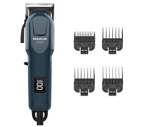 Taurus Hestia - Tondeuse à Cheveux, 5V, Lames en Acier Inoxydable, Affichage numérique, Batterie au Lithium, autonomie 240 Min, Utilisation avec et sans Fil