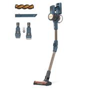 Taurus Homeland Digital Flex Aspirateur-balai 2 en 1 Batterie Sec Cyclonique, HEPA Sans sac 0,5 L Noir, Bleu, Or 2200 Ah