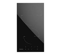 Taurus I302T - Plaque de cuisson à induction, 3500W, 2 zones de chauffe, 9 niveaux de puissance, commande tactile, deux boosters, minuterie jusqu'à 99 min, fonction Stop & Go, sécurité enfant, noir
