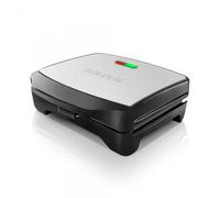Taurus Miami Premium - Grill électrique 3 en 1 900W, Sandwich, gaufre ou grill, Plaques anti-adhésives interchangeables, Voyant d'alimentation et de pré-chauffage, Inox et noir