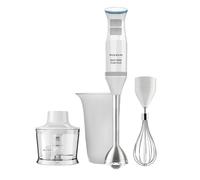 Taurus - Mixeur plongeant Bapi 1200 Pure Plus +1200 W | 20 vitesses + Turbo | Lames et pied inox | Système Turbo Rotation | Cloche anti-éclaboussures | Kit d'accessoires complet