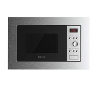Taurus MO20IXD Micro-ondes numérique encastrable 20 L Capacité 800 W Grill 1000 W 5 niveaux de puissance Bouton démarrage rapide 8 menus automatiques Minuterie jusqu'à 35 min Installation facile Inox
