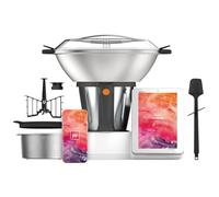 Taurus Mycook Next - Robot cuiseur avec wifi, 2000W, 3.75L, écran XXL, cuisinez avec la voix, jusqu'à 140°, induction, multifonction, app mycook, connectivité avec votre smartphone, set d'accessoires