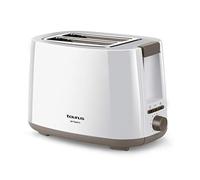 Taurus Mytoast II - Grille-pain 750W, 2 fentes, 7 niveaux de brunissage, Température ajustable, Ramasse-miettes, Système auto-centrage, Blanc