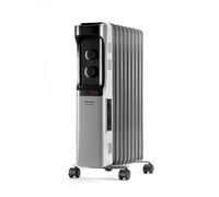 Taurus New Dakar 2000 Radiateur Bain d’Huile 2000W, 9 Éléments, Thermostat | 3 puissances, protection surchauffe, roulettes, range-câble; 20 m²