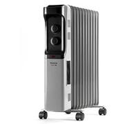 Taurus Radiateur à huile Alpatec New Dakar 2500 – 2,5 kW – pose au sol – gris/noir