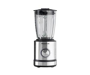 Taurus Optima Magnum 1200 - Blender mixeur 1200W, bol en verre de 1,75L, 5 vitesses + Pulse (glace pilée), 6 lames en acier inoxydable, bouton lumineux, système de sécurité 912466000