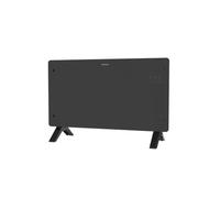 Taurus Paradiso - Convecteur Verre WiFi 1500W, IP24, 15 m² | Contrôle via application, télécommande et panneau tactile, 4 modes, minuterie 24 h, mural ou au sol