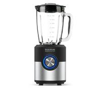 Taurus Power Shake 1600 Blender, 1600 W, Verseuse en Verre de 1,75 Litre, 6 Lames en Acier Inoxydable, 5 Vitesses + Turbo, Ventouses à la Base