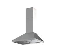 Taurus PR60IXAL Hotte aspirante décorative en acier inoxydable, largeur 60 cm, 650 m3/h d'extraction, 3 vitesses, commandes mécaniques, efficacité A, 200 W, filtres aluminium lavables multicouche, LED