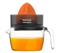 Taurus - Presse-agrumes Électrique Citrus Compact | Double Rotation | Cône Extra Large | Démontable | Compatible Lave-vaisselle | Rangement Compact | Sans BPA | 800 ml