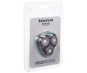 Taurus Ring Blades 3 Side Shave - Tête de rasoir, lames à double anneau
