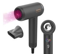 Taurus - Sèche-cheveux digital Force 2000 Ionic 1800W | Moteur brushless | 2 vitesses | 5 températures | Air froid | Ionique anti-frisottis | Séchage rapide | Léger | Gris