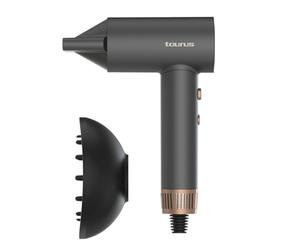 Taurus - Sèche-cheveux Force Compact+ | moteur numérique | compact et léger | séchage rapide | 2 vitesses, 5 températures | air froid | technologie ionique anti-frisottis | diffuseur