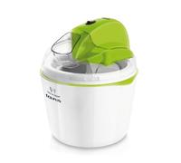 Taurus TASTY'N'CREAM - Sorbetière 12W, Capacité de 1,5L, Double sens de rotation, Livret de 8 recettes, Pieds anti-dérapeants, Blanc et vert