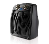 Taurus Tropicano 2400 - Radiateur soufflant 2400W, 3 positions froid/Chaud, Surface jusqu'à 24m2, Thermostat réglable, Fonction ventilateur, Témoin lumineux de fonctionnement, Noir