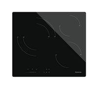 Taurus V6031S Plaque vitrocéramique, 5700 W, 3 zones chauffantes, 9 niveaux puissance, contrôle tactile coulissant, minuterie jusqu'à 99 min, fonction Stop&Go, fonction Keep Warm, verrouillage enfant,