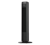 TAURUS - Ventilateur colonne New Babel 50W,Hauteur 86 cm,3 vitesses,Minuterie 2h,Arrêt automatique,Oscillation,Base antidérapante,Sélecteurs rotatifs,Gris