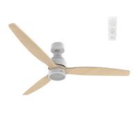 TAURUS - Ventilateur de Plafond Ultra-silencieux Fresko 3B Pure 30W | 6 Vitesses | Mode Été/Hiver | Éclairage LED 3 Tons | Minuterie 8h | Installation Facile | Moteur DC