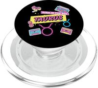 Taurus Zodiac Sign Retro Style Horoscope Birthday Gift PopSockets PopGrip pour MagSafe