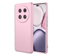 TAUYN Coque pour Honor Magic 7 Lite / Magic7 Lite, Très Mince Doux Liquide Silicone Housse, TPU Silicone Antichoc Protection Etui, Rose