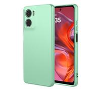 TAUYN Coque pour Motorola Moto G15 / Moto G15 Power, Très Mince Doux Liquide Silicone Housse, TPU Silicone Antichoc Protection Etui, Matcha Vert