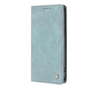 TAUYN Housse Folio en Cuir pour Vivo X300 E | Protection Complète Premium PU Cuir Portefeuille Etui Housse, Design à Rabat Magnétique Antichoc Case Cover. Bleu clair
