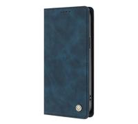 TAUYN Housse Folio en Cuir pour Vivo X300 E | Protection Complète Premium PU Cuir Portefeuille Etui Housse, Design à Rabat Magnétique Antichoc Case Cover. Bleu foncé