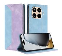 TAUYN Housse Folio en Cuir pour Xiaomi 15T Pro | Premium PU/TPU Cuir Portefeuille Etui Housse, avec Deux Emplacements pour Cartes, Mince et légère Flip Case Cover. Violet