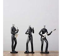 Tauzveok Couple Danse Danse Couple Figurines Statue - Art Décoration pour Office Accueil Maison, Salle Cadeau De Mariage Chambre Ameublement Ornements Décoratifs,Band Set