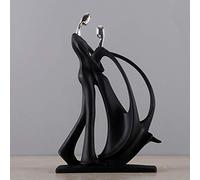 Tauzveok Couple Danse Danse Couple Figurines Statue - Art Décoration pour Office Accueil Maison, Salle Cadeau De Mariage Chambre Ameublement Ornements Décoratifs,Dancing 02