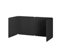 Tauzveok Plaque Anti Éclaboussures Pliable, Noir Plaque Anti Projection Cuisine, Protege Mur Cuisine, Plaque INOX Cuisine, pour Cuisinière, Cuisiner, Camping,C40*80 * 40cm