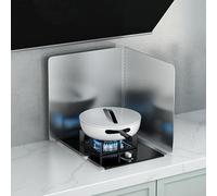 Tauzveok Plaque Anti Projection Cuisine Pliable, Plaque INOX, Anti-Éclaboussures pour Cuisinière pour La Cuisine, pour Carter D'huile Poêle À Frire,A2,2P 50 * 50cm