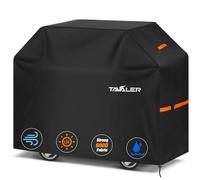 Tavaler Housse de barbecue résistante aux intempéries - 160 x 70 x 125 cm | Housse de protection imperméable et coupe-vent en tissu Oxford pour barbecue à gaz Weber Enders Char Broil