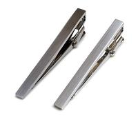 [TAVARAT] Pince à cravate pour homme Noir Argent Pince à cravate Pince à cravate Tps-043, free, Métal non précieux, Pas de gemme