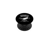 Tavares Florida USA Design d'hydravion Classique Vieilli PopSockets PopGrip Adhésif