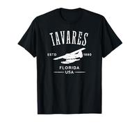 Tavares Florida USA Design d'hydravion Classique Vieilli T-Shirt