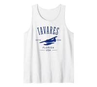 Tavares Florida USA Design hydravion Classique Débardeur