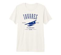 Tavares Florida USA Design hydravion Classique T-Shirt Haut de Gamme