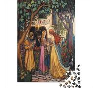 Taverne de Conte de fées médiévale Cadeau Unique Décoration Intérieure Peinture Art Nouveau Jeu Éducatif Challenge Toy Adultes & Enfants des 14 Ans 70x50cm/1000pcs