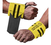 TAVIEW Bandes de poignet pour haltérophilie avec boucle de pouce robuste, musculation, cross-training, bodybuilding. 45,7 cm de qualité professionnelle pour l'entraînement au gym, hommes et femmes
