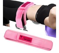 TAVIEW Ceinture de musculation en cuir rose pour gym et pilates, équipement de fitness pour entraînement des fesses avec haltères, kettlebells pour fentes, squat inversé