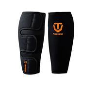 TAVIEW Protège-tibias pour haltérophilie - En néoprène de 5 mm d'épaisseur - Pour soulever les tibias, pantalons et collants d'entraînement - Protection ultime du tibia