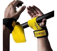 TAVIEW Sangles de Crochets de Poignet d'haltérophilie pour Un Soutien Maximal de la Prise en Main - Gants de soulevé de Terre et Coussinets de préhension