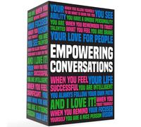 Tavion Jeu de cartes « Empowering Conversations » - Révèle les forces, approfondit les connexions et inspire le dialogue de liens. Parfait pour les familles, les amis, les équipes et les associés lors