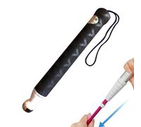 Tavkomco Canne Aveugle télescopique Ultra Courte - Canne de Marche Pliante en Alliage de Titane à 9 Sections pour Les aveugles ou Les malvoyants(A,125cm(49in))