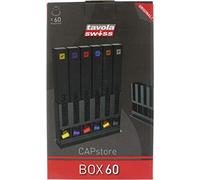 Tavola Swiss 5049031 Distributeur de Boîte pour 60 Capsules Nespresso Plastique Multicolore 25x15x7 cm